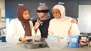 Blind, Deaf and Mute Challenge.. CHAOTIC BAKING