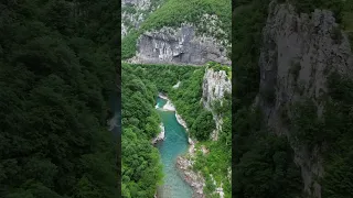 Morača river canyon #montenegro #bestdestination #visitmontenegro #dronevideo #черногория