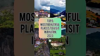 TOP 5 Most Beautiful Places To Visit In Bhutan 2023 | Travelnatic