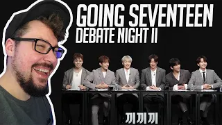 Mikey Reacts to [GOING SEVENTEEN 2020] EP.18 Debate Night Ⅱ #1