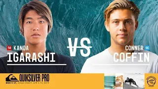 Kanoa Igarashi vs. Conner Coffin - Round Four, Heat 2 - Quiksilver Pro Gold Coast 2019