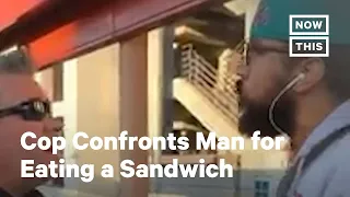Police Try to Arrest Man for Eating Sandwich on BART Train Platform | NowThis