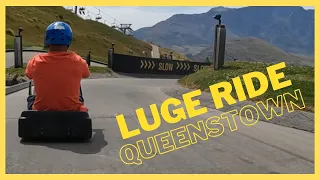 LUGE RIDE - Skyline Queenstown, New Zealand