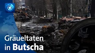 Butscha: Internationale Reaktionen auf Leichenfunde