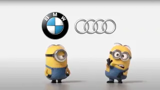 BMW Xdrive vs Audi Quattro  - Minions