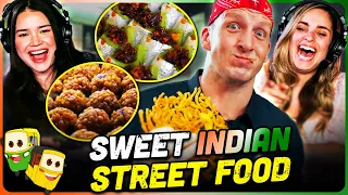 SWEET INDIAN STREET FOOD Tour in North India REACTION! | India's Dessert Capital