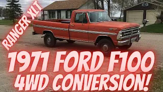 1971 Ford F100 Ranger XLT 4WD Conversion Chassis Swap and Why not to do a Crown Vic swap!