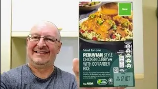 Asda Peruvian Style Chicken Curry With Coriander Rice ~ Microwave Meal ~ Food Review