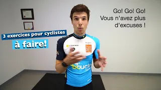 3 exercices pour cyclistes: simples et efficaces!