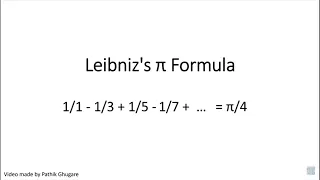 Calculating Pi by Leibniz's formula|Series Calculation|Coding in Python beginners|Coding Pi Part 2