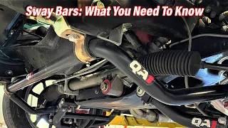 How Do Sway Bars Work? | QA1 Tech