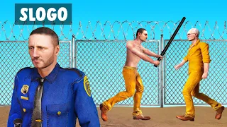 I Became A PRISON GUARD In Prison Simulator!