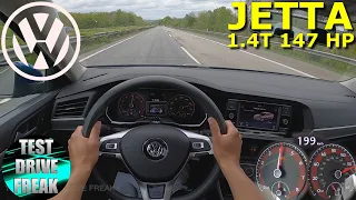 2019 Volkswagen Jetta S 1.4 TSI 147 HP TOP SPEED AUTOBAHN DRIVE POV