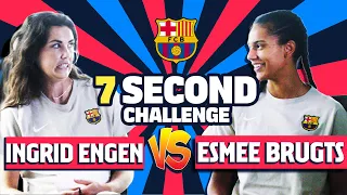 ⏱️ 7 SECOND CHALLENGE | Ingrid Engen & Esmee Brugts