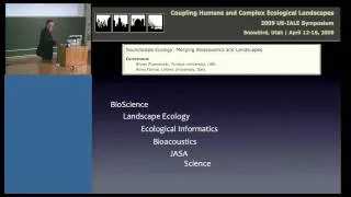 Soundscape Ecology: the new frontier in ecology - by Almo Farina - 10.06.14