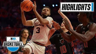 Rutgers at Illinois | Highlights | Big Ten Men's Basketball | Feb. 11, 2023