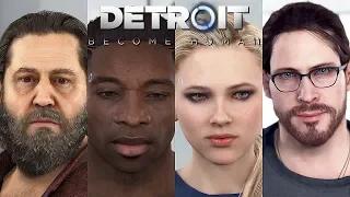 DETROIT BECOME HUMAN - ALL SHORTS Zlatko | Luther | Chloe | Kamski @ 1080p HD ✔