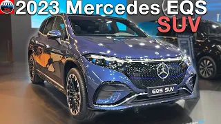 NEW 2023 Mercedes EQS 580 SUV - Visual REVIEW interior, exterior (Luxury SUV)