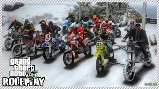 GTA 5 Roleplay - HUGE Dirt Bike Meet & Snow Day Trail Riding | RedlineRP #118