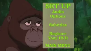 Disney Tarzan 2009 DVD Menu Walkthrough