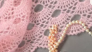 ⚜️ТАКУЮ ЛЕГКУЮ ⚜️КРАСИВУЮ ШАЛЬ ВЫ ЕЩЕ НЕ ВЯЗАЛИ/shawl crochet