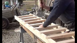 DIY - How to Build a 10' Wooden Ladder Cheap & Easy