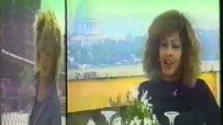 TINA TURNER Interview in Rome about "FOREIGN AFFAIR" promotion 1989