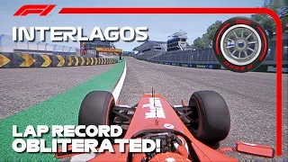 The Ferrari F2004 SMASHES the Interlagos Lap Record with Slick Tyres!