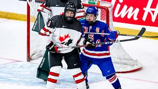Highlights from Canada West vs. United States at the 2023 World Junior A Hockey Challenge