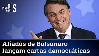 Bolsonaro ironiza críticos e escreve sua própria carta em defesa da democracia