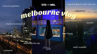 travel vlog | 4 days in melbourne 🌃 chadstone shopping centre, state library, eureka skydeck & more