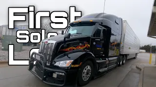 First solo Load as a 25 year old Truck Driver | Prime inc Lease Operator