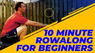 Indoor Rowing Workout for Beginners - 10 minutes straight RowAlong.