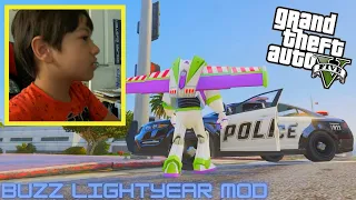Buzz Lightyear GTA 5 Mod Gameplay l toys and tantrums
