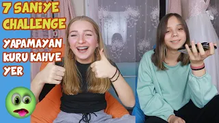 7 SANİYE CHALLENGE - Işıl & Sude | KOMİK GÖREVLER - Yapamayan Kuru Kahve Yer - Babishko Family