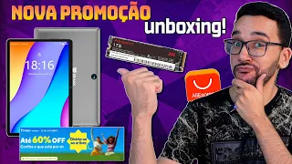 Unboxing TABLET BMAX Kids e SSD NVME ASGARD!  Promoção DIVIRTA-SE AliExpress!