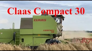 Комбайн Claas Compact 30 на пшениці.