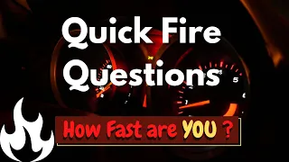 QuickFire Quiz, General Knowledge, Challenge Yourself