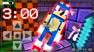 Do NOT Spawn SONIC.EXE In Minecraft Pocket Edition at 3:00 AM! (WARNING: SCARY)