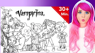 Coloring Vampirina, Her Family & Friends Coloring Pages | Vampirina, Poppy, Demi, Wolfie & Family