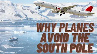 Surprising Truth: Why Planes Fly Over The North Pole and Avoid the South Pole| World Facts Unraveled