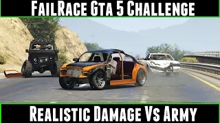 Gta 5 Challenge Escape The Army With Realistic Damage