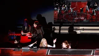 Red Velvet, MOMOLAND Reaction to MONSTA X (I.M Possible + Jealousy + Shoot Out)[4K]@190115