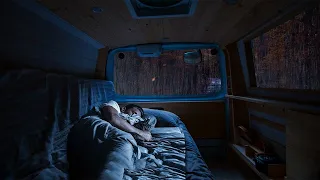 🔴 Leave It All To Sink Into Heavy Rain And Thunderstorms Autumn | Relax And Sleep In Cozy Car