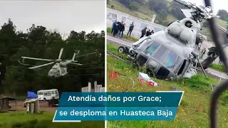 Se desploma en Hidalgo aeronave de la Marina donde viajaba el secretario de gobierno de Veracruz