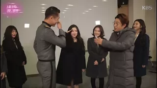 Red Velvet makes a surprise visit to the Korea Military Academy