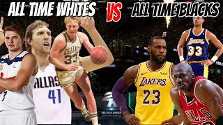 All Time Blacks vs Whites in 2k21 - Race war?