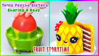 Twins Psycho Sisters Sharing A Body 😇 SIBLING FRUIT STORYTIME 😘