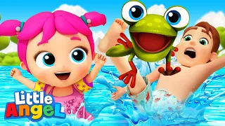 Swimming At The Lake | Little Angel Kids Songs & Nursery Rhymes