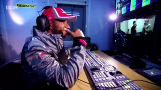 BBC F1 2012 - Hamilton and Button swap F1 to TV